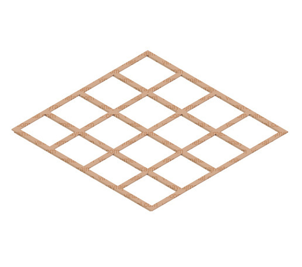 Lattice Copper Earth Plates